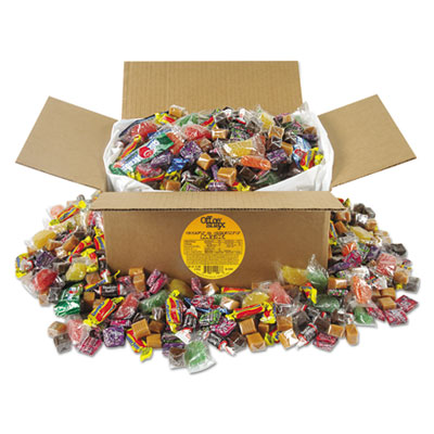 Office Snax Soft and Chewy Candy Mix, Individually Wrapped, 10 lb Values Size Box