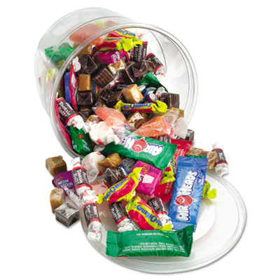 Office Snax Soft and Chewy Mix, Assorted Soft Candy, 2 lb Resealable Plastic Tub