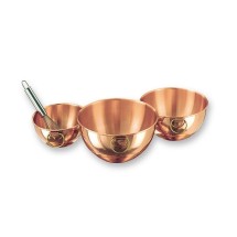 Old Dutch International 964 Solid Copper Beating Bowls, Set of 3