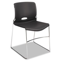 HON Olson Stacker Chair, Lava with Chrome Base, 4/Carton
