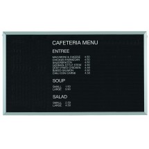 Aarco Products BOFD3660 Aluminum Frame Open Face Message Center Board, 60&quot;W x 36&quot;H 