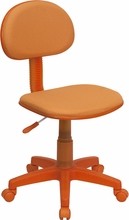 Flash Furniture BT-698-ORANGE-GG Orange Fabric Ergonomic Task Chair