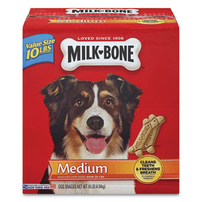 Original Medium Sized Dog Biscuits, Original, 10 lbs, 10/Carton