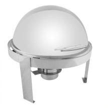 Thunder Group SLRCF0860 Madison Round Roll Top 6 Qt. Chafer