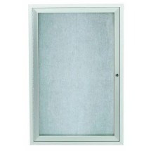 Aarco Products ODCC2418R Outdoor Enclosed Aluminum 1-Door Bulletin Board Cabinet, 18&quot;W x 24&quot;H