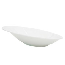 CAC China COL-26 Collection Oval Sheer Bowl 16 oz., 10 1/2&quot;