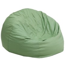 Flash Furniture DG-BEAN-LARGE-SOLID-GRN-GG Oversized Solid Green Bean Bag Chair