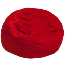 Flash Furniture DG-BEAN-LARGE-SOLID-RED-GG Oversized Solid Red Bean Bag Chair