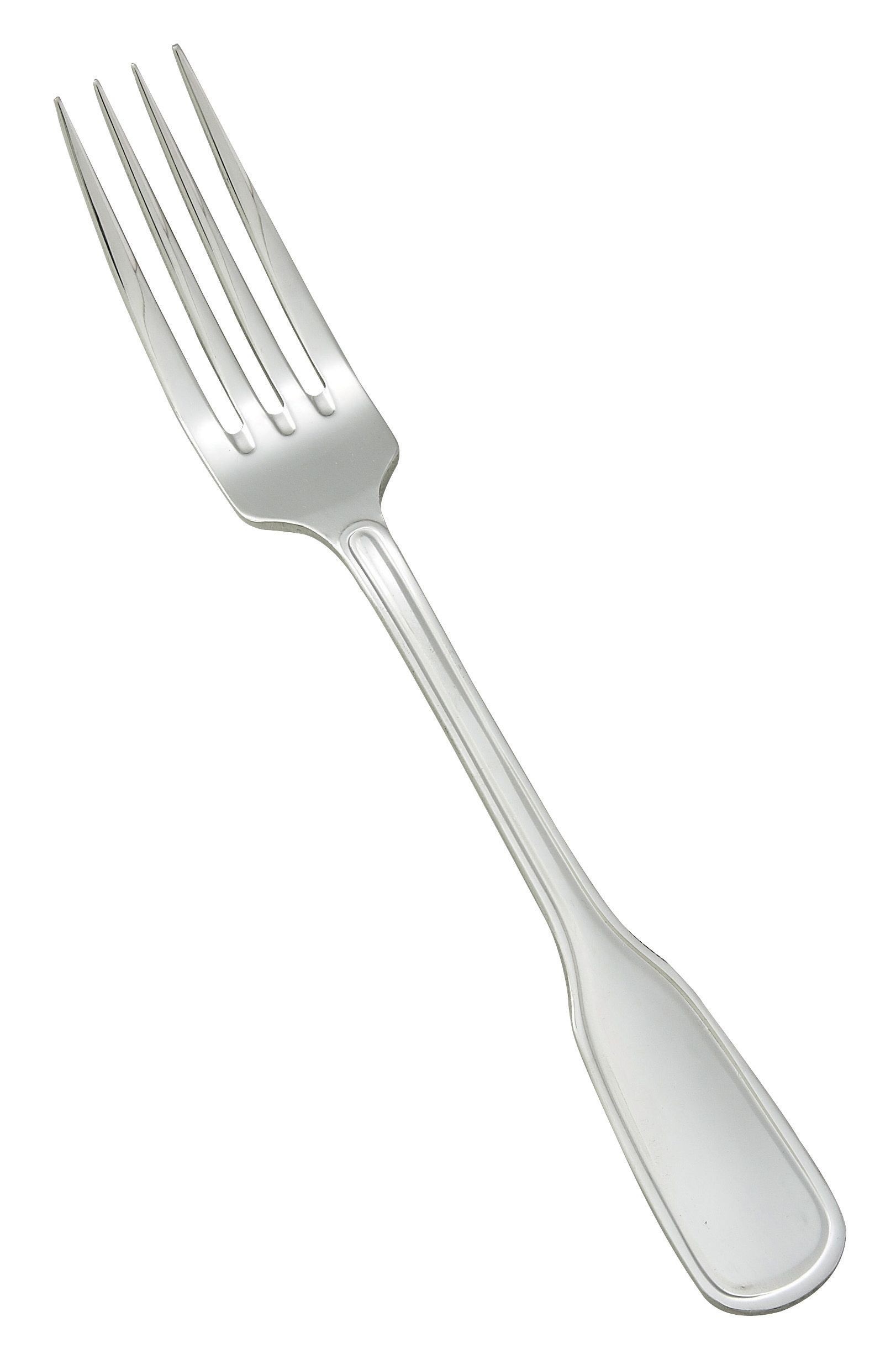 Winco 0033-11 Oxford Extra Heavy Stainless Steel European Table Fork (12/Pack)