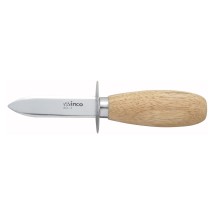 Winco KCL-1 Oyster/Clam Knife with Wooden Handle 2-3/4&quot;