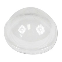 PET Cold Cup Dome Lids, Fits 16-24 oz Plastic Cups, Clear, 1000/Carton