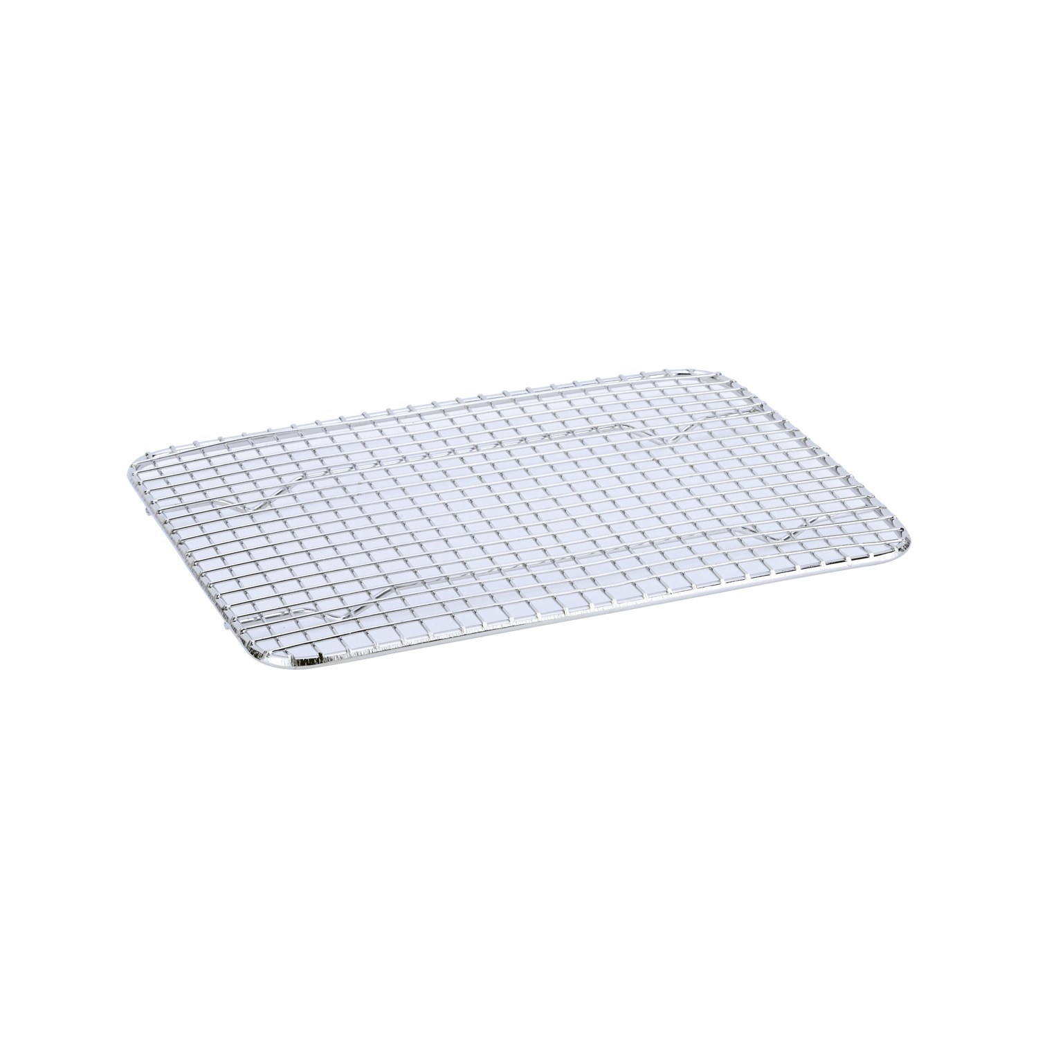 CAC China PGTP-1008 Half Size Sheet Pan with Footed Grate 10" x 8"