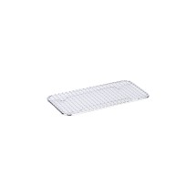 CAC China PGTP-1005 Third Size  Sheet Pan with Footed Grate 10&quot; x 5&quot;