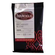 PapaNicholas Coffee Premium Coffee, Breakfast Blend, 18/Carton