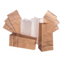 Paper Bag, 30-Pound Base Weight, Brown Kraft, 3#, 4-3/4 x 3-9/16, 500-Bundle