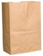 Paper Bag, Heavy-Duty, Brown Kraft, 12#, 7-1/16 x 4-1/2 x 13-3/4, 500-Bundle