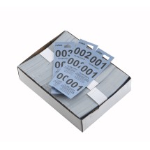 Winco CCK-5BL Blue Coat Check Tags (500 Pieces per Box)
