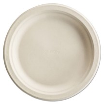 Paper Pro Round Plates, 6 Inches, White, 125/Pack