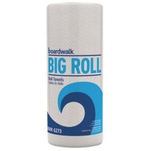Paper Towel Rolls, 2-Ply, 11 x 8.5, White, 250/Roll, 12 Rolls/Carton