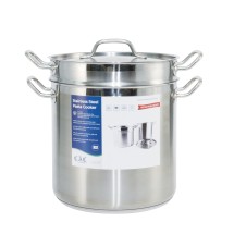 CAC China SPDB-16 Stainless Steel Pasta Cooker 16 Qt. - set