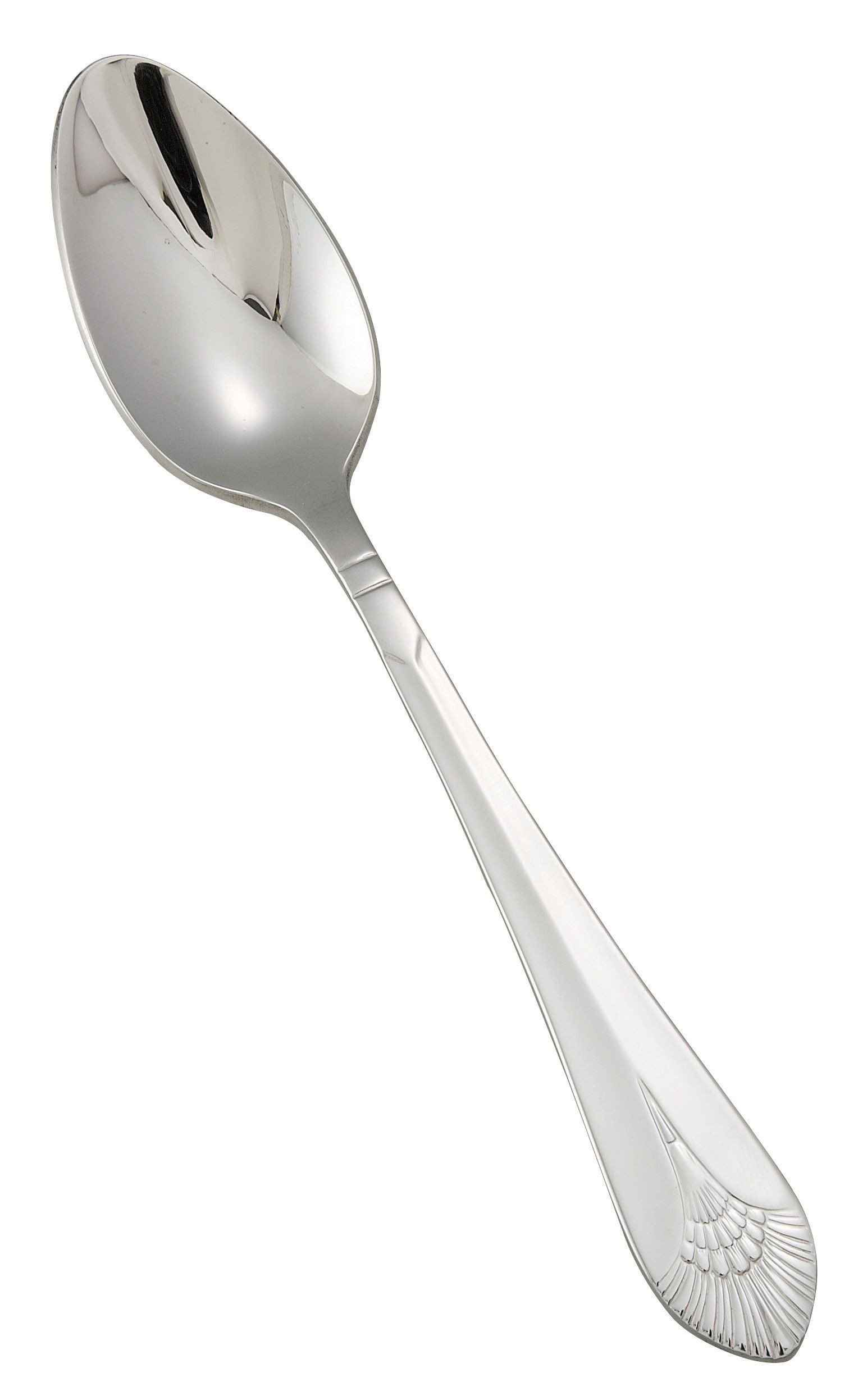 Winco 0031-03 Peacock Extra Heavy Stainless Steel Dinner Spoon (12/Pack)