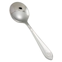 Winco 0031-04 Peacock Extra Heavy Stainless Steel Bouillon Spoon (12/Pack)