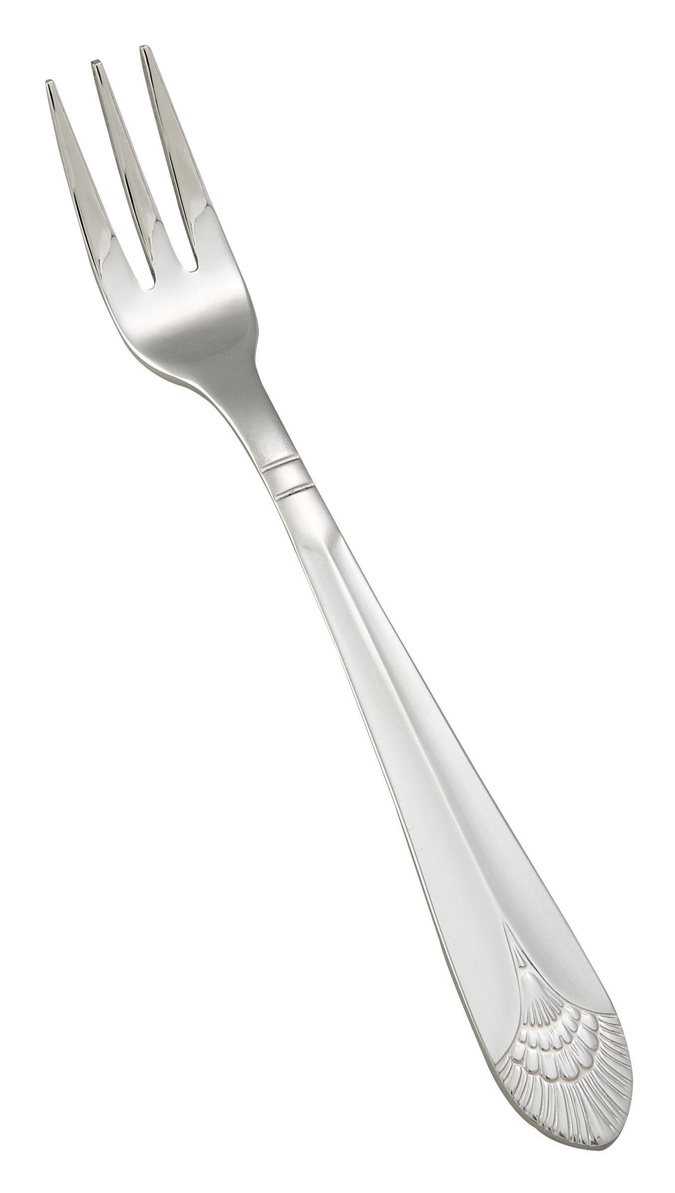 Winco 0031-07 Peacock Extra Heavy Stainless Steel Oyster Fork (12/Pack)