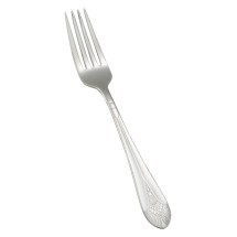 Winco 0031-11 Peacock Extra Heavy Stainless Steel European Table Fork (12/Pack)