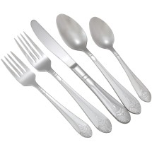 Winco PEACOCK-HVY Peacock Extra Heavy Weight 5-Piece Place Setting for 12 (60/Pack)