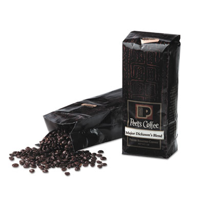 Peet's Bulk Coffee, Major Dickason's Blend, Whole Bean, 1 lb Bag