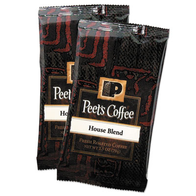 Peet's Coffee Portion Packs, House Blend, 2.5  oz., 18/Box