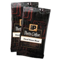 Peet's Coffee Portion Packs, House Blend, Decaf, 2.5 oz. Frack Pack, 18/Box