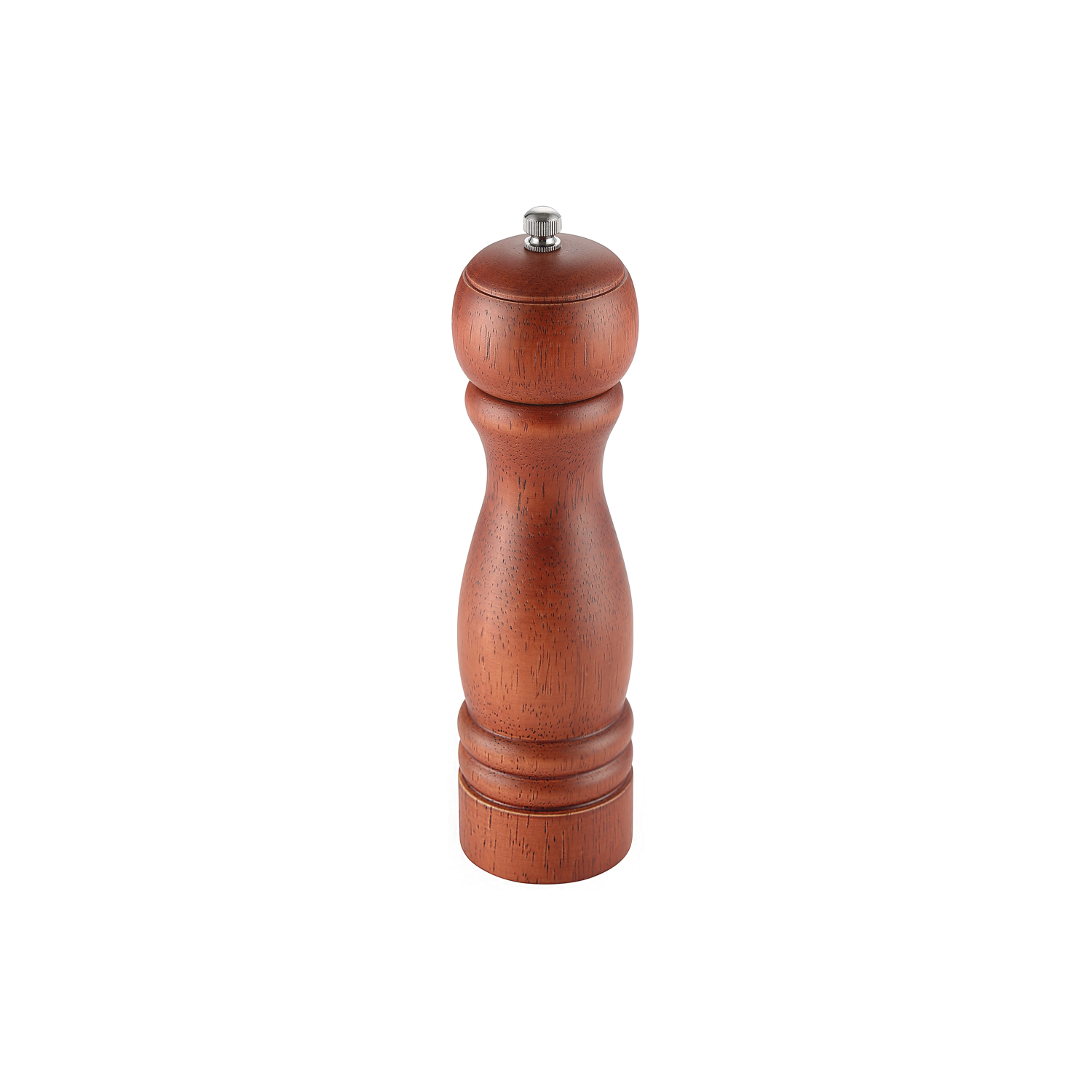 CAC China PMW1-8BN Pepper Mill Wooden Brown 8"H