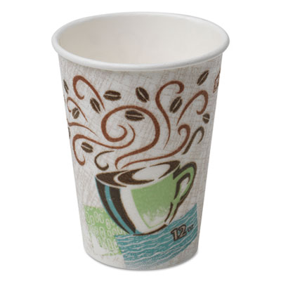 PerfecTouch Paper Hot Cups, 12 oz, Coffee Haze, 160/Pack, 960/Carton