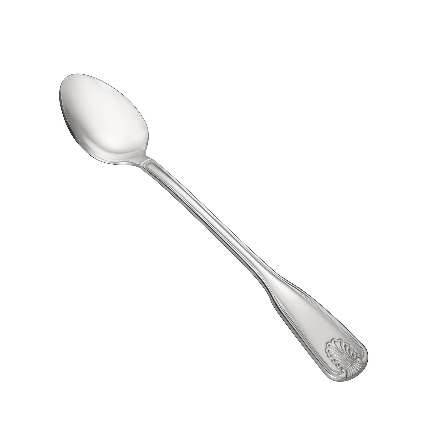 CAC China 3001-02 Phoenix Iced Teaspoon, Heavyweight 18/0, 7"
