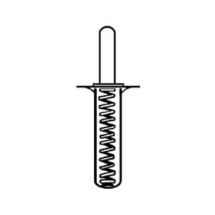 Franklin Machine Products  134-1059 Pin, Guide (Push Down, with Spring )