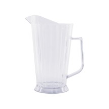 CAC China WPBR-61C Clear Polycarbonate Beverage/Beer Pitcher 60 oz.