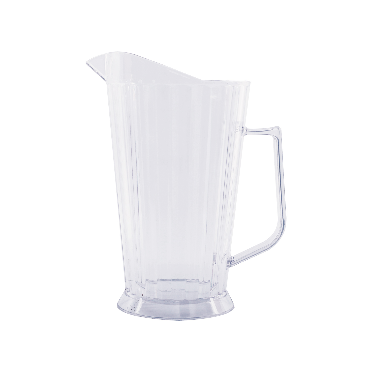 CAC China WPBR-61C Clear Polycarbonate Beverage/Beer Pitcher 60 oz.