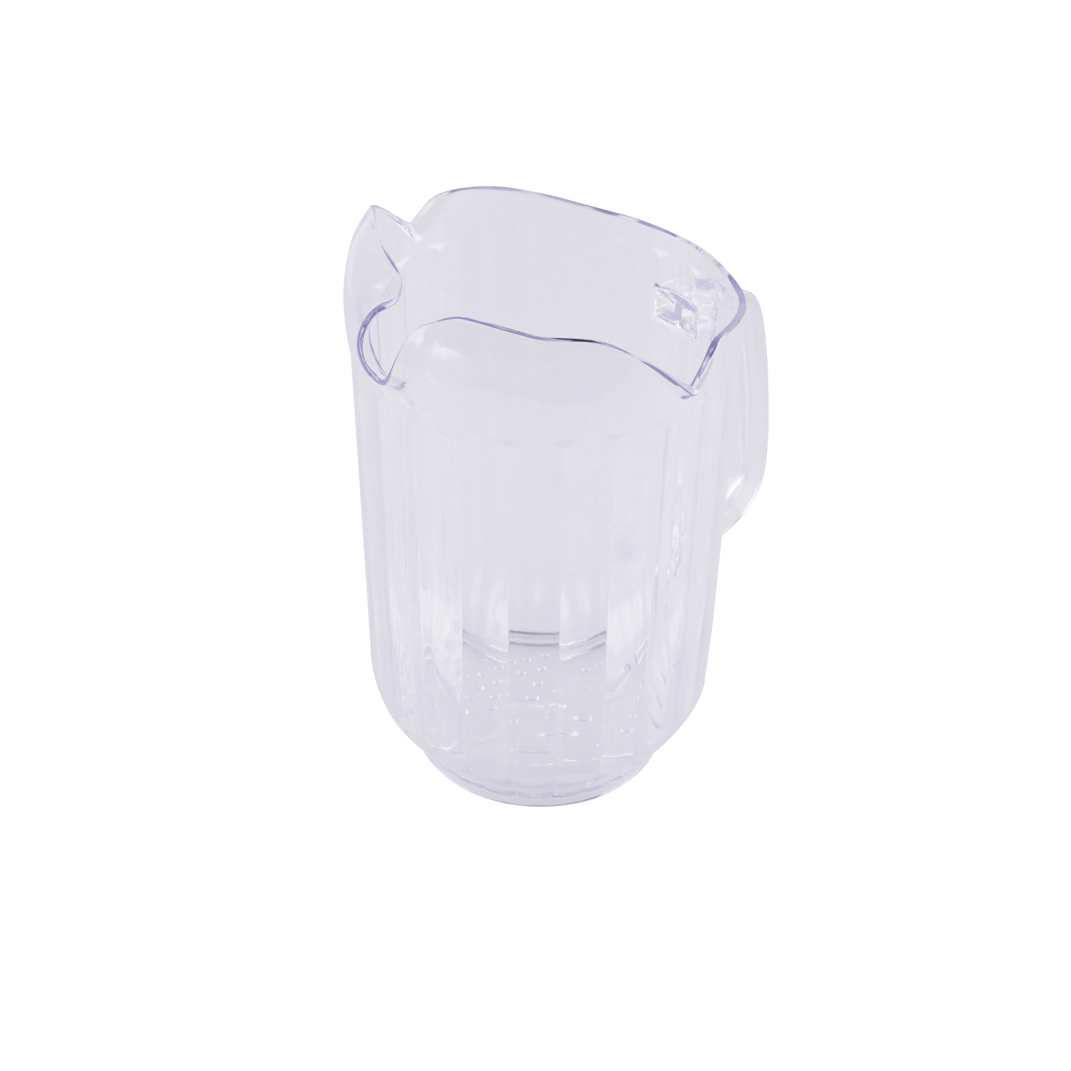 CAC China WP3S-60C 3-Spout Clear Plastic Water Pitcher 60 oz.