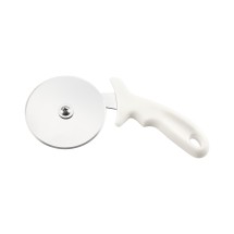 CAC China B15PZ-4W Pizza Cutter with White Handle 4&quot; Dia