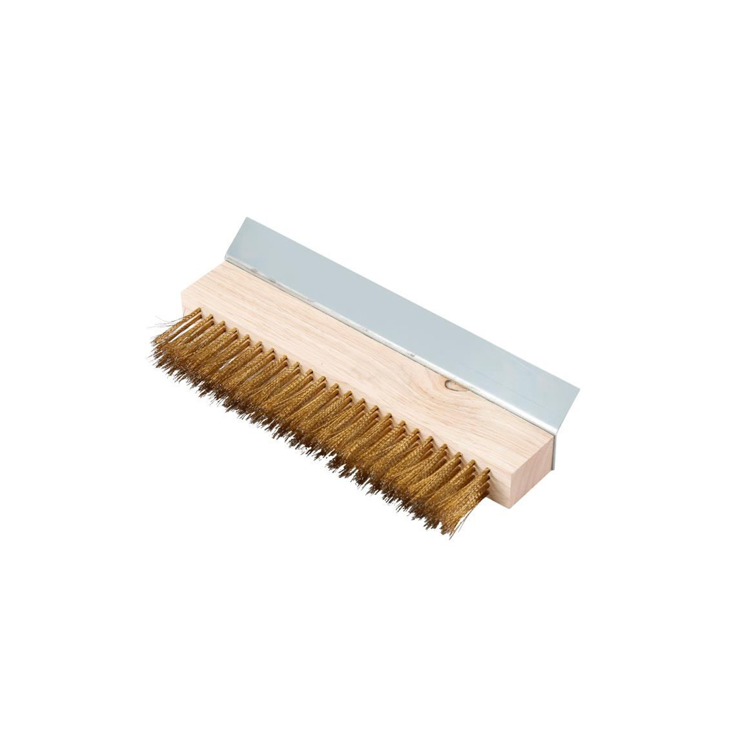 CAC China B2PO-10H Pizza Oven Brush Head with Scraper 10" L