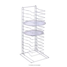 CAC China APZR-15 Chrome-Plated Pizza Pan Rack 15-Tier