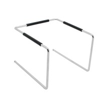 CAC China APZR-987 9&quot; x 8&quot; x 7&quot; Chrome-Plated Pizza Stand