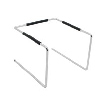 CAC China APZR-987 9" x 8" x 7" Chrome-Plated Pizza Stand