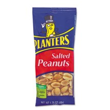 Planters Salted Peanuts, 1.75 oz, 12/Box