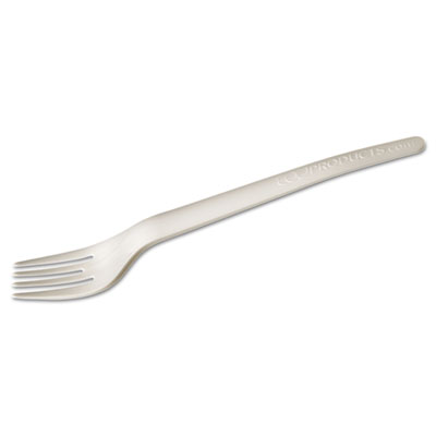 Plantware Compostable Cutlery, Fork, 6