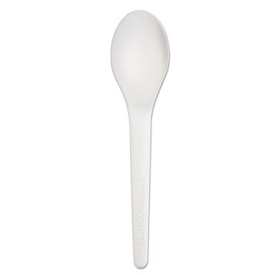 Plantware Compostable Cutlery, Spoon, 6