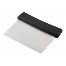 Winco DSC-2 Stainless Steel Dough Scraper with Plastic Handle