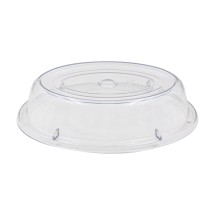 CAC China PPCO-41 Clear Polycarbonate Oval Plate Cover 14