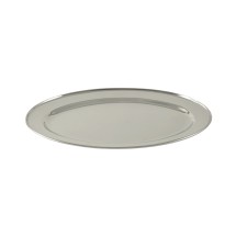 CAC China SSPL-14-OV Stainless Steel Oval Platter 14&quot;